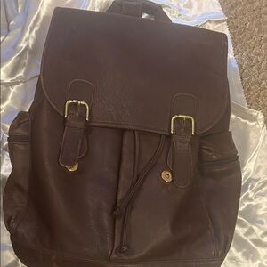 Coach Black and Brown Backpack
